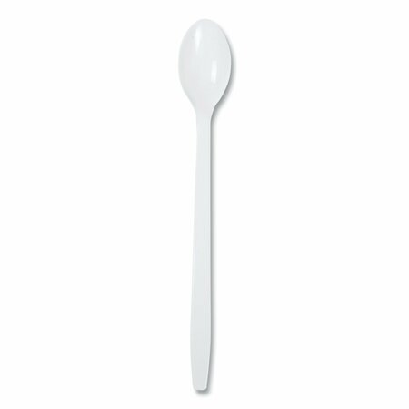 AMERCAREROYAL Polypropylene Cutlery, Soda Spoon, 7.87 in., White, 1000PK P2303W